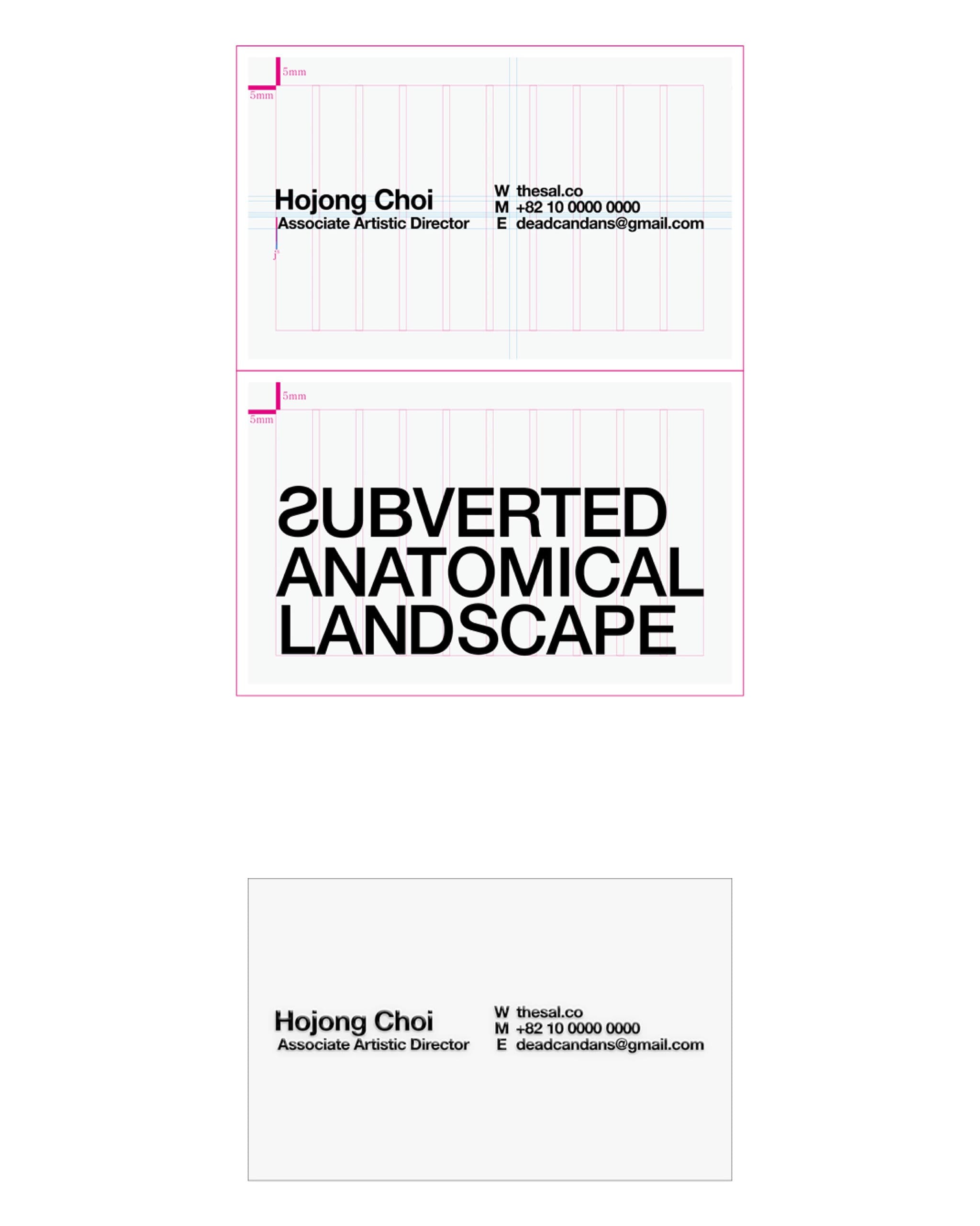 Subverted Anatomical Landscape BusinessCard - 3