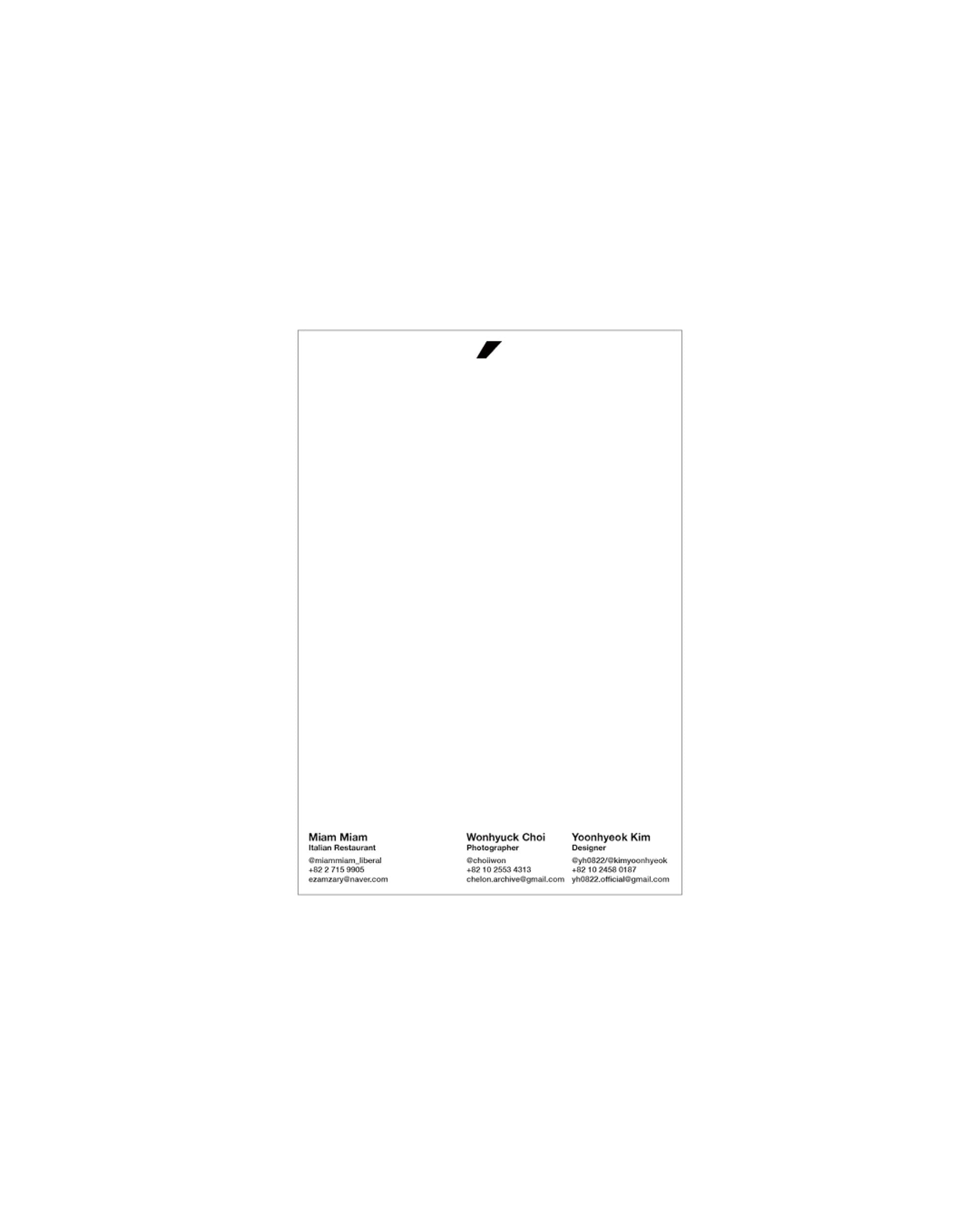 사진가 최원혁 ≪MiamMiam≫ - 2