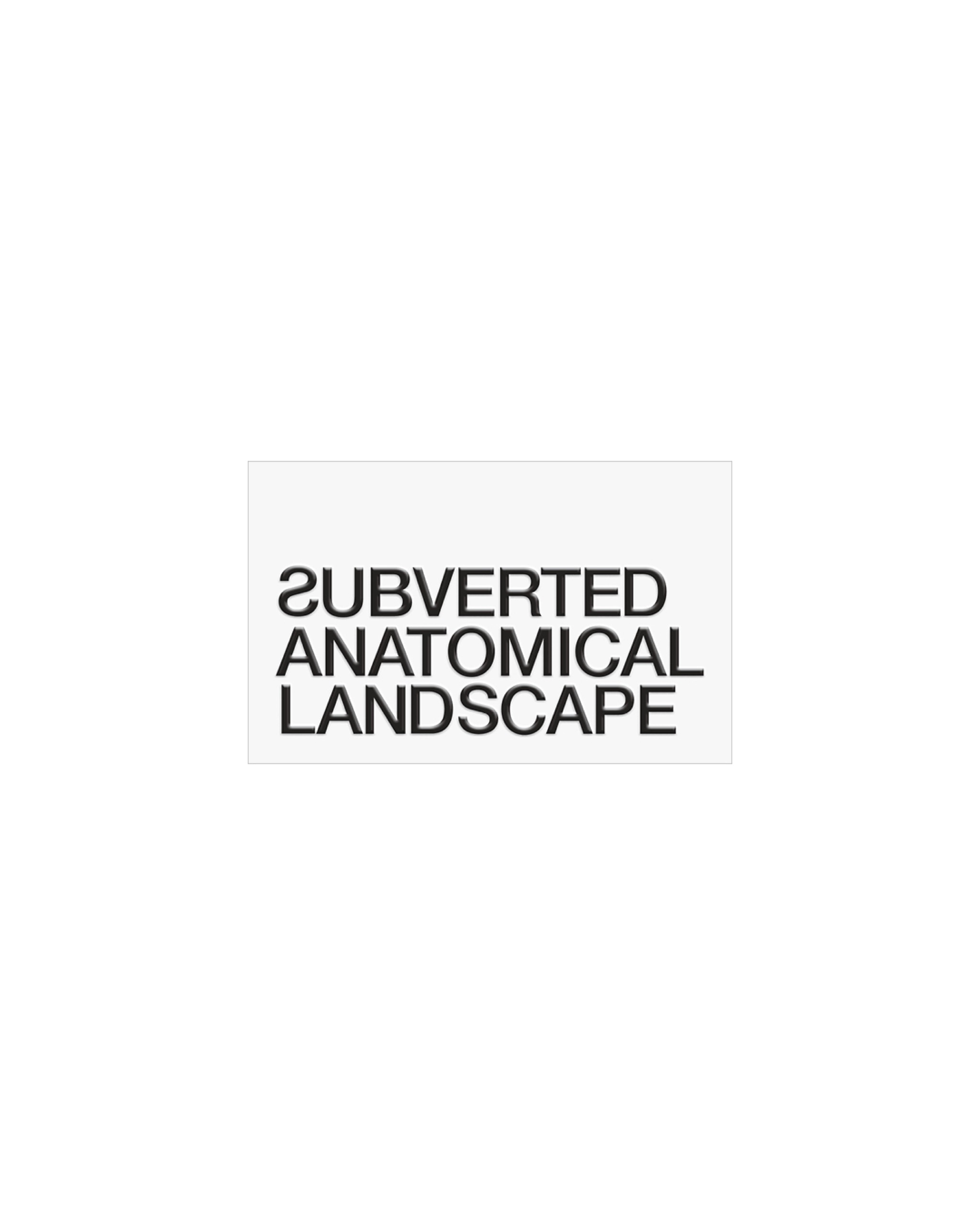 Subverted Anatomical Landscape BusinessCard - 1