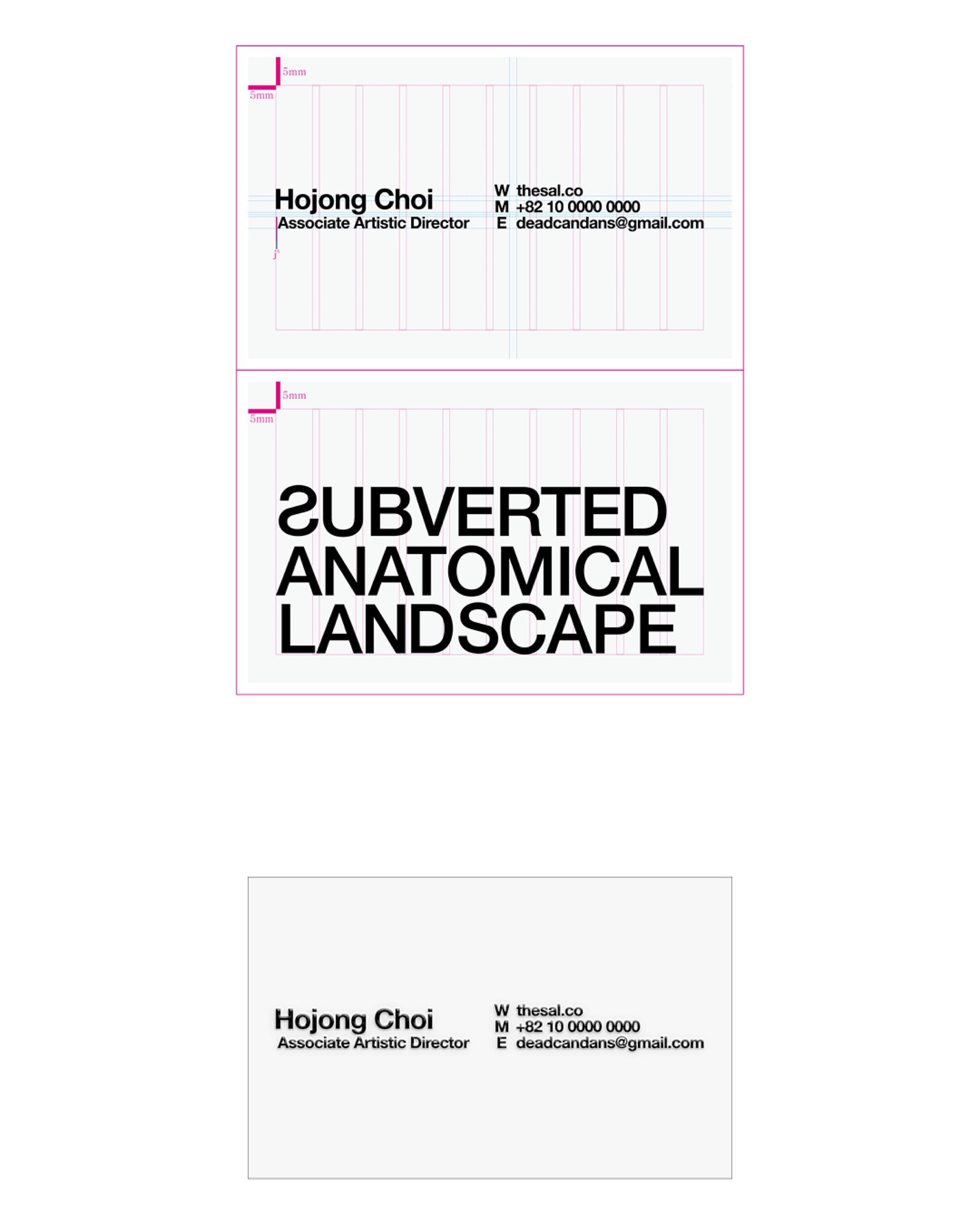 Subverted Anatomical Landscape BusinessCard - 3