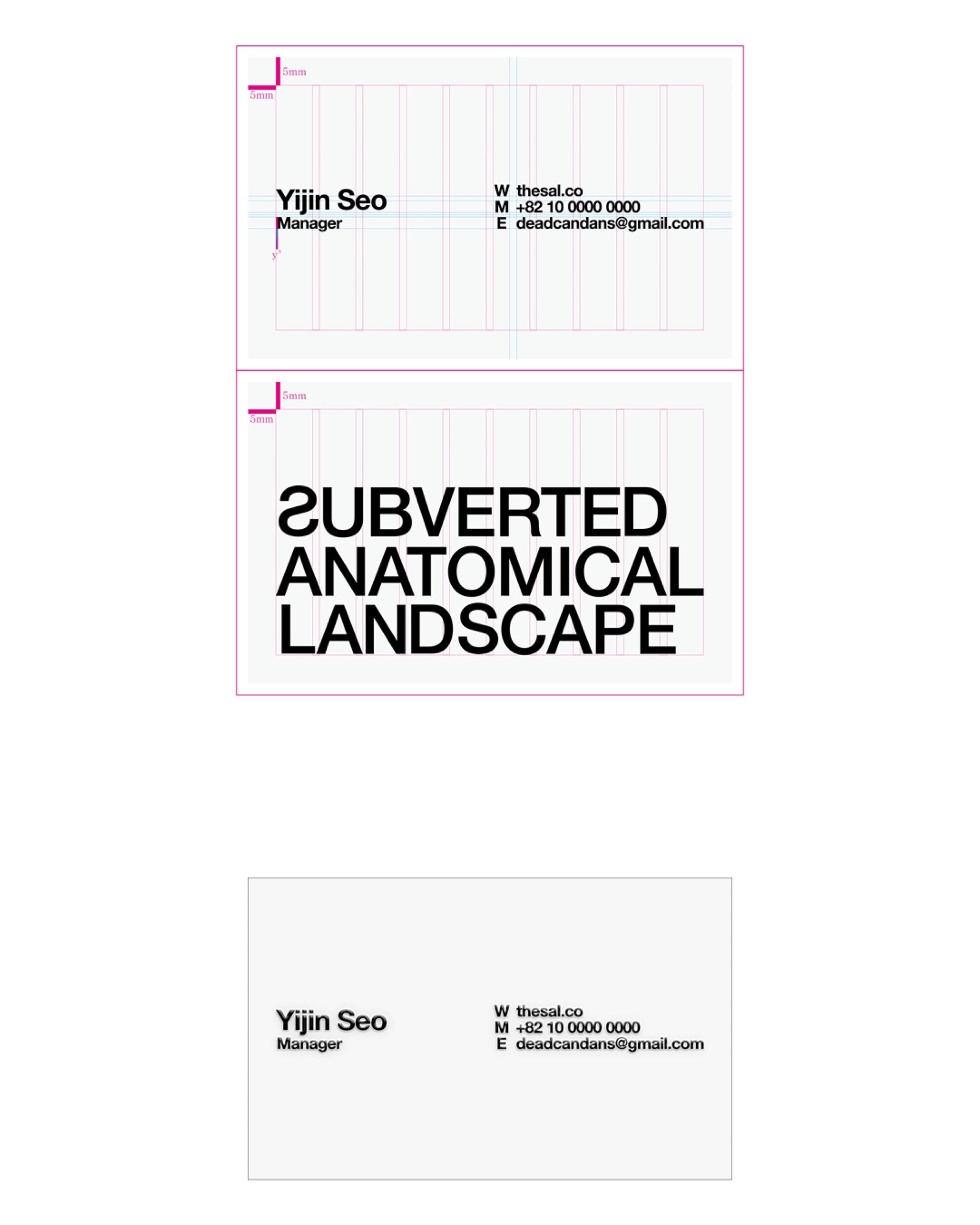 Subverted Anatomical Landscape BusinessCard - 5